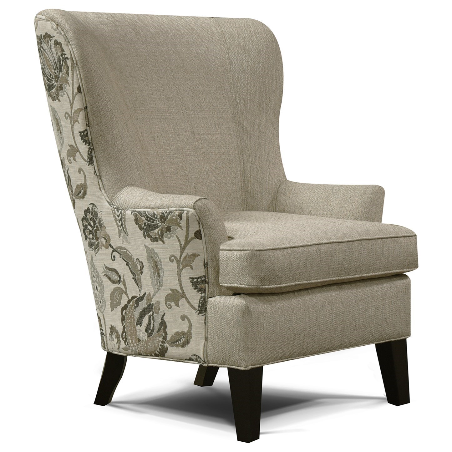 England Smith 4544/GRANPEWT Living Room Arm Chair with Wing Style